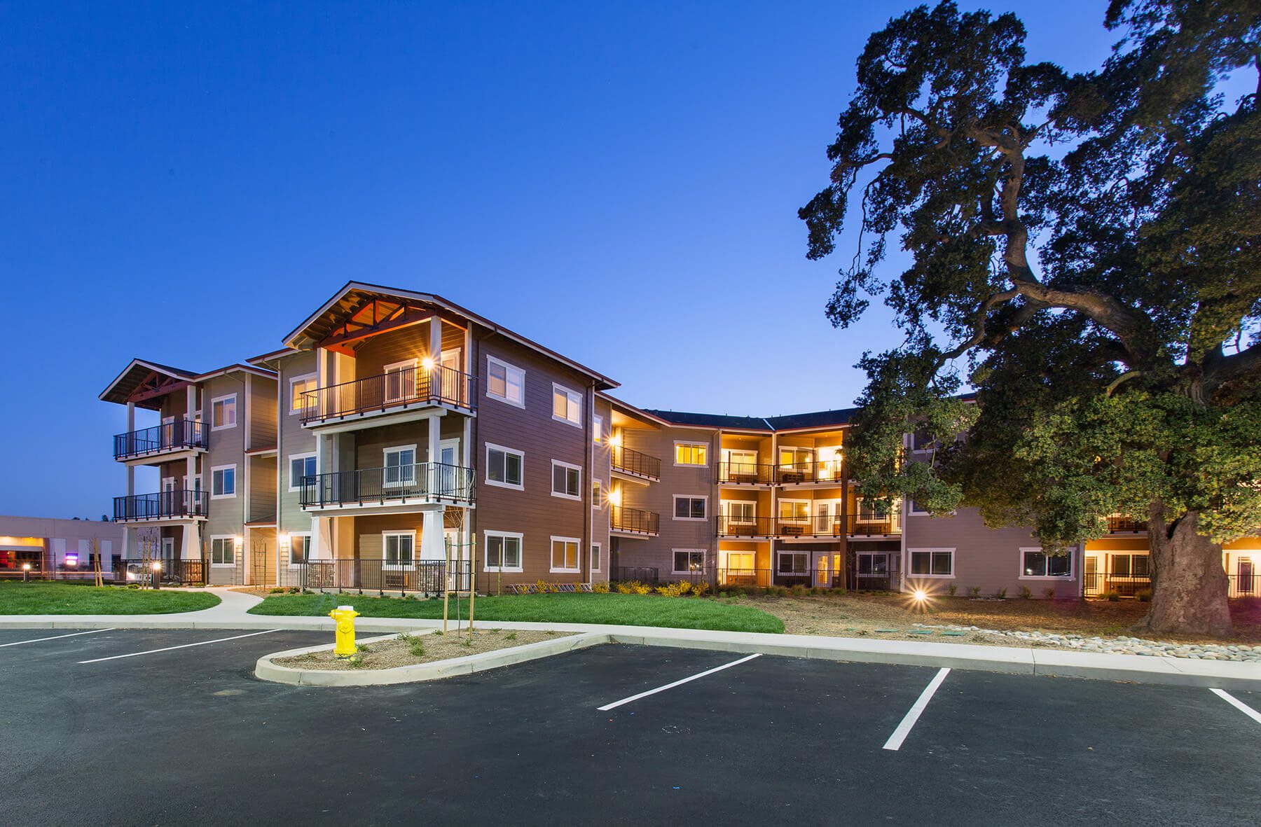 Exterior Building at The Lodge at Morgan Hills Apartments in Morgan Hill CA